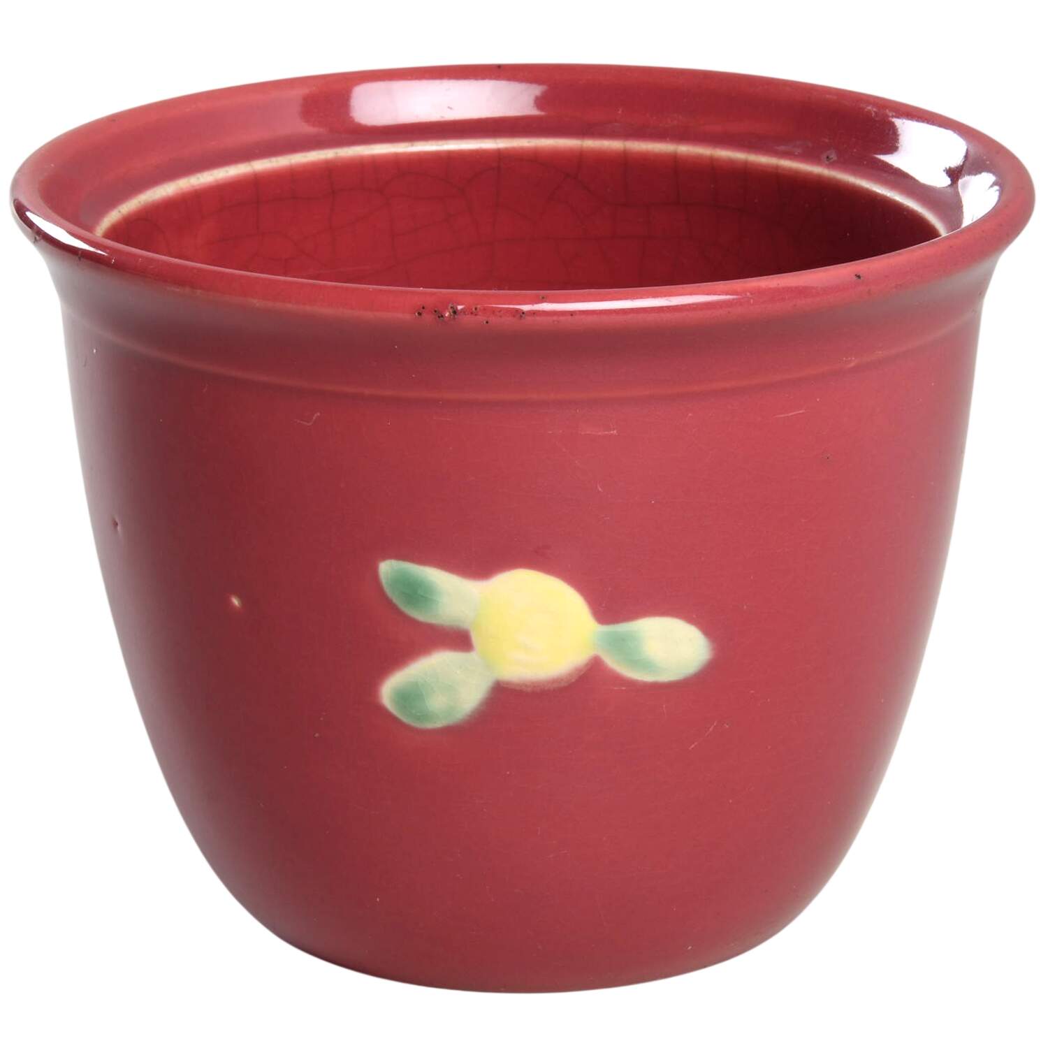Rosebud Small Bean Pot No Lid by Coors Pottery-1