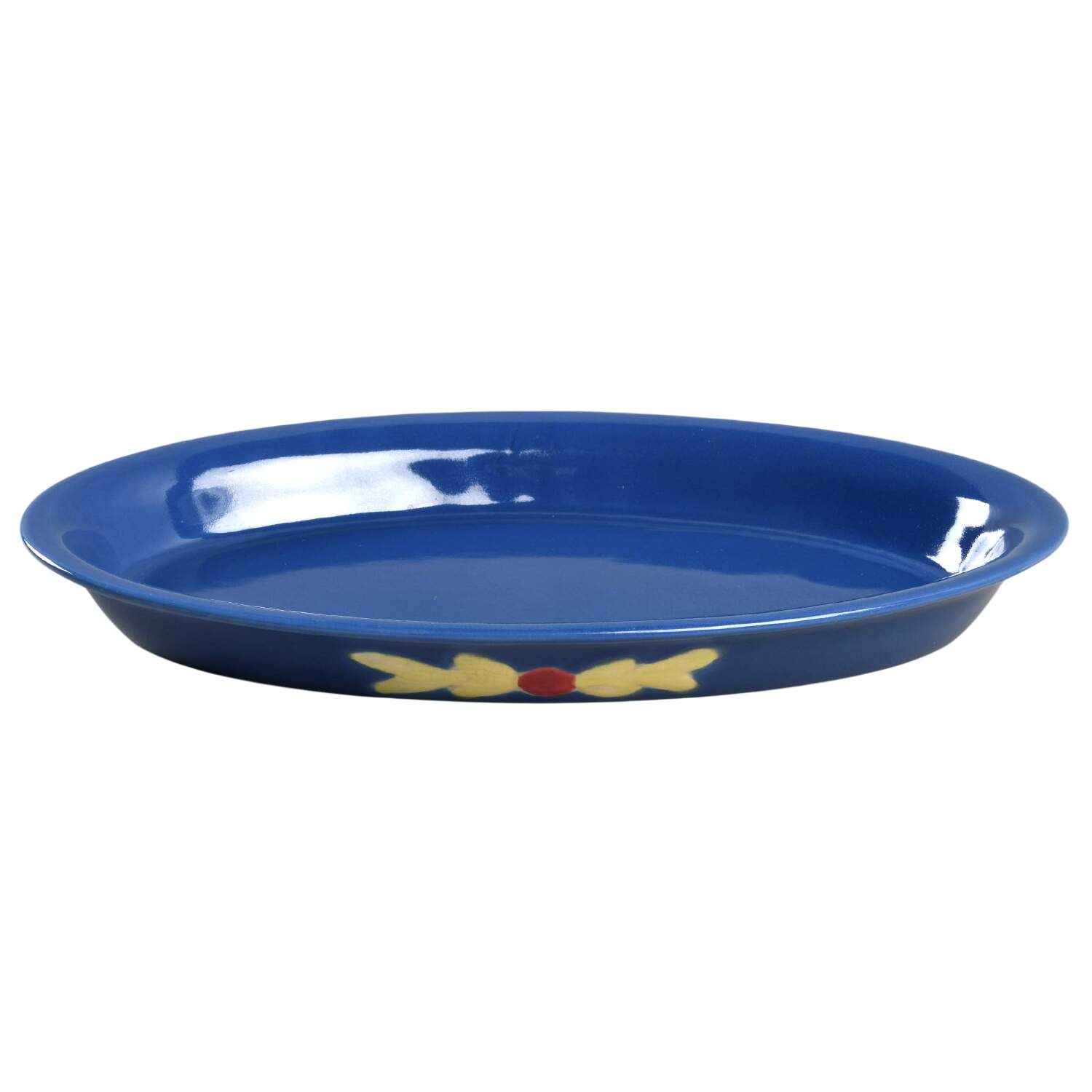 Rosebud 11" Oval Baker by Coors Pottery-1