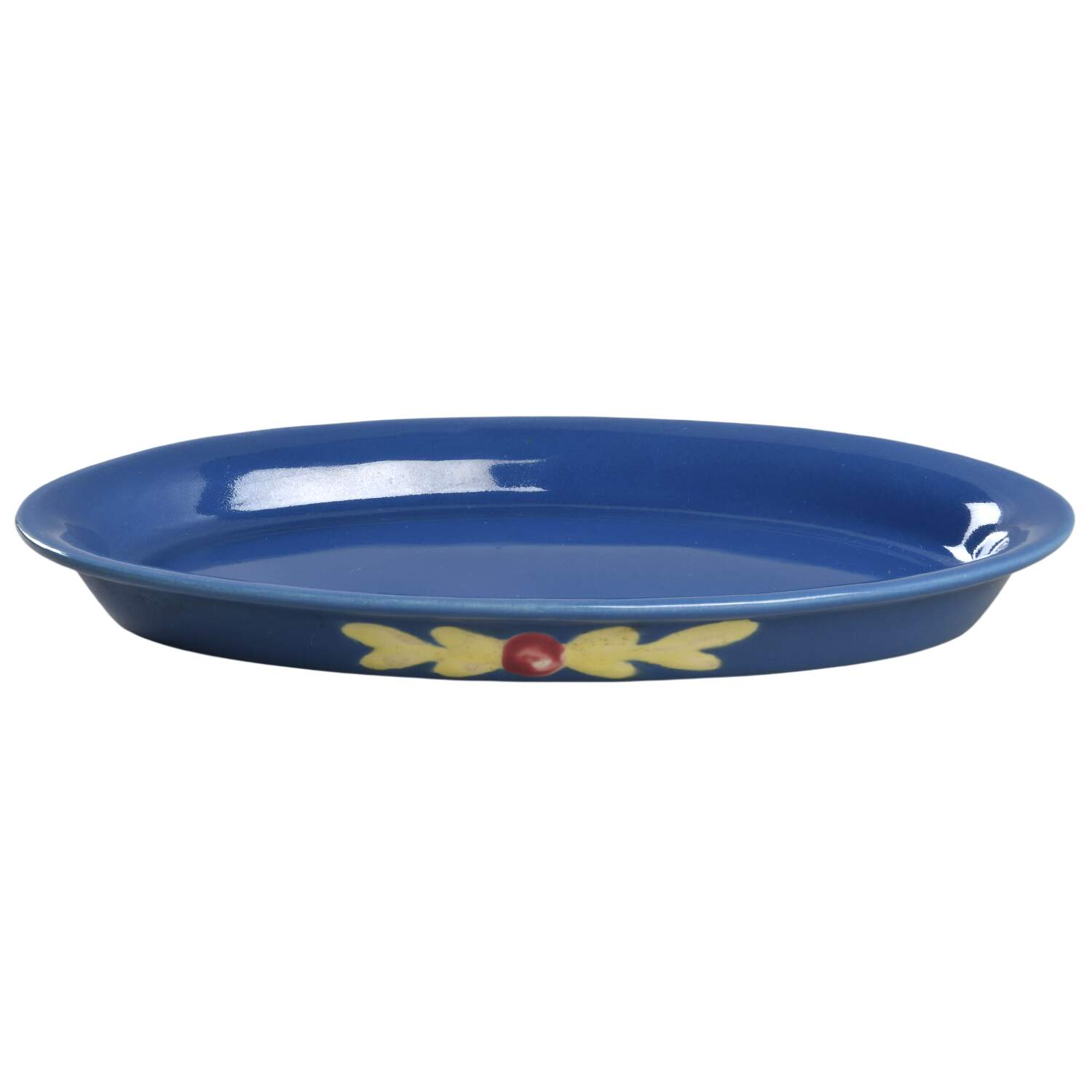 Rosebud 9" Oval Baker by Coors Pottery-1