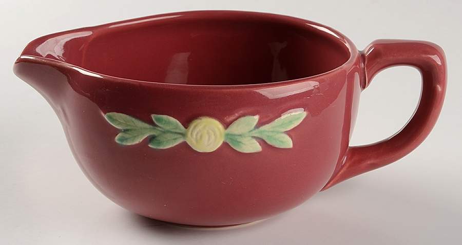 Rosebud Small Batter Bowl by Coors Pottery-1