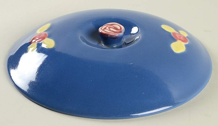 Rosebud 1.75 Qt Round Triple Service Casserole No Lid by Coors Pottery-1
