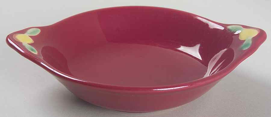 Rosebud Lugged Fruit/Dessert (Sauce) Bowl by Coors Pottery-1