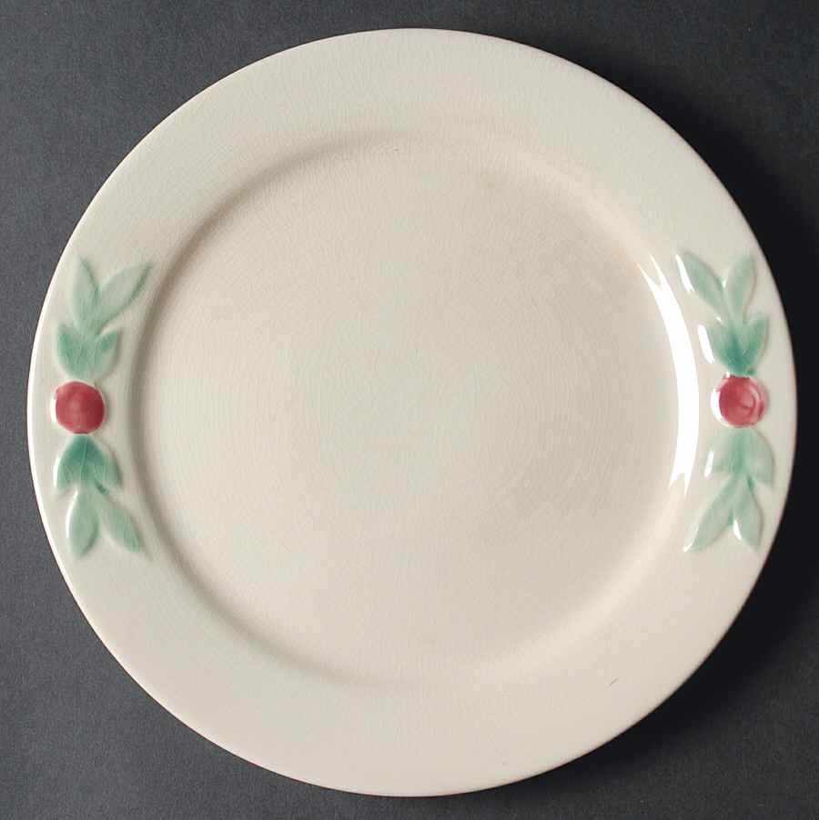 Rosebud Luncheon Plate by Coors Pottery-1