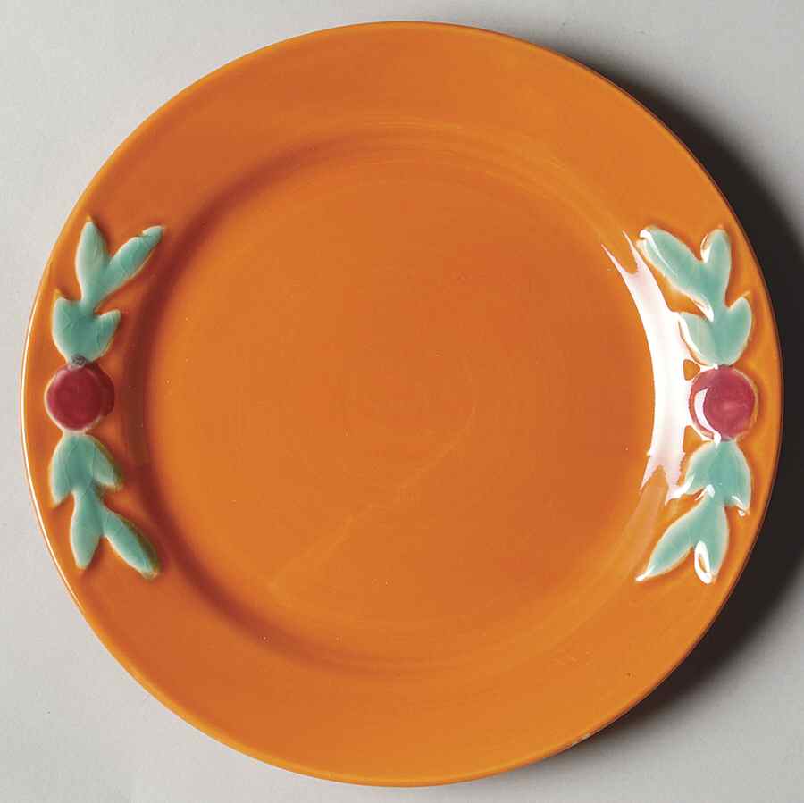 Rosebud Dessert/Pie Plate by Coors Pottery-1