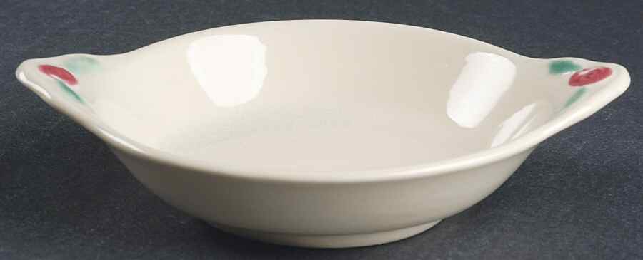 Rosebud Lugged Fruit/Dessert (Sauce) Bowl by Coors Pottery-1