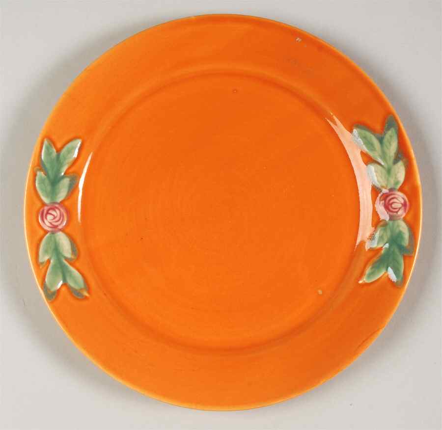 Rosebud Luncheon Plate by Coors Pottery-1