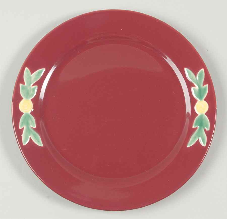 Rosebud Luncheon Plate by Coors Pottery-1