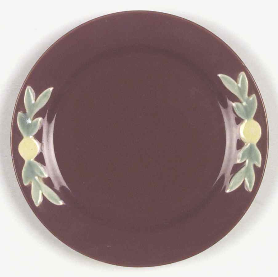 Rosebud Dessert/Pie Plate by Coors Pottery-1
