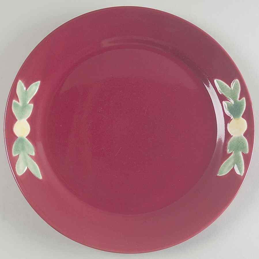 Rosebud Salad Plate by Coors Pottery-1
