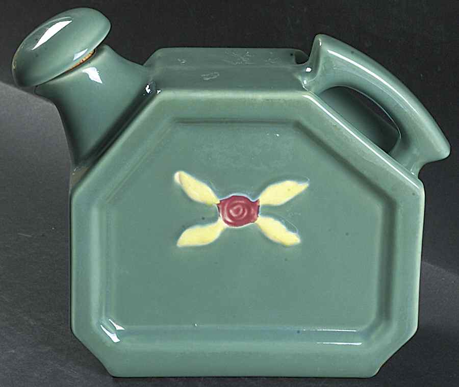 Rosebud Water Server & Ceramic Stopper by Coors Pottery-1