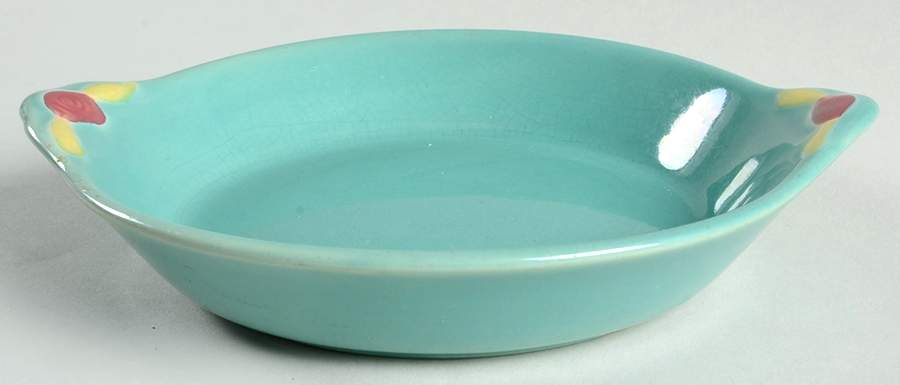 Rosebud 7" Shirred Egg Dish by Coors Pottery-1