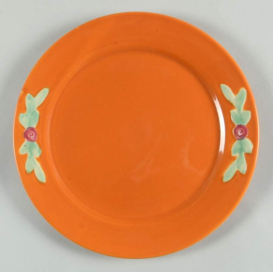 Rosebud Dinner Plate by Coors Pottery-1