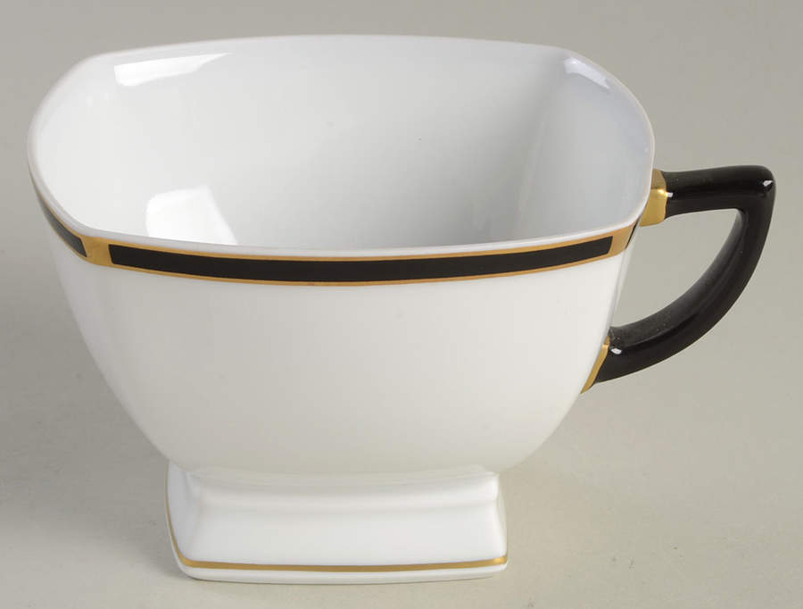 Filets (Black & Gold) Footed Cup by Jean Louis Coquet-1
