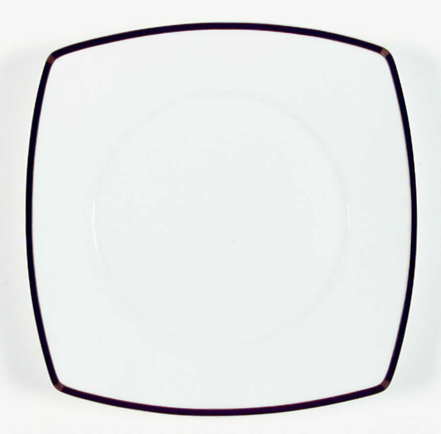 Filets (Black & Gold) Dinner Plate by Jean Louis Coquet-1