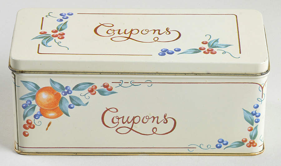 Abundance (Corelle) Coupon Tin & Lid by Corning Corelle-1