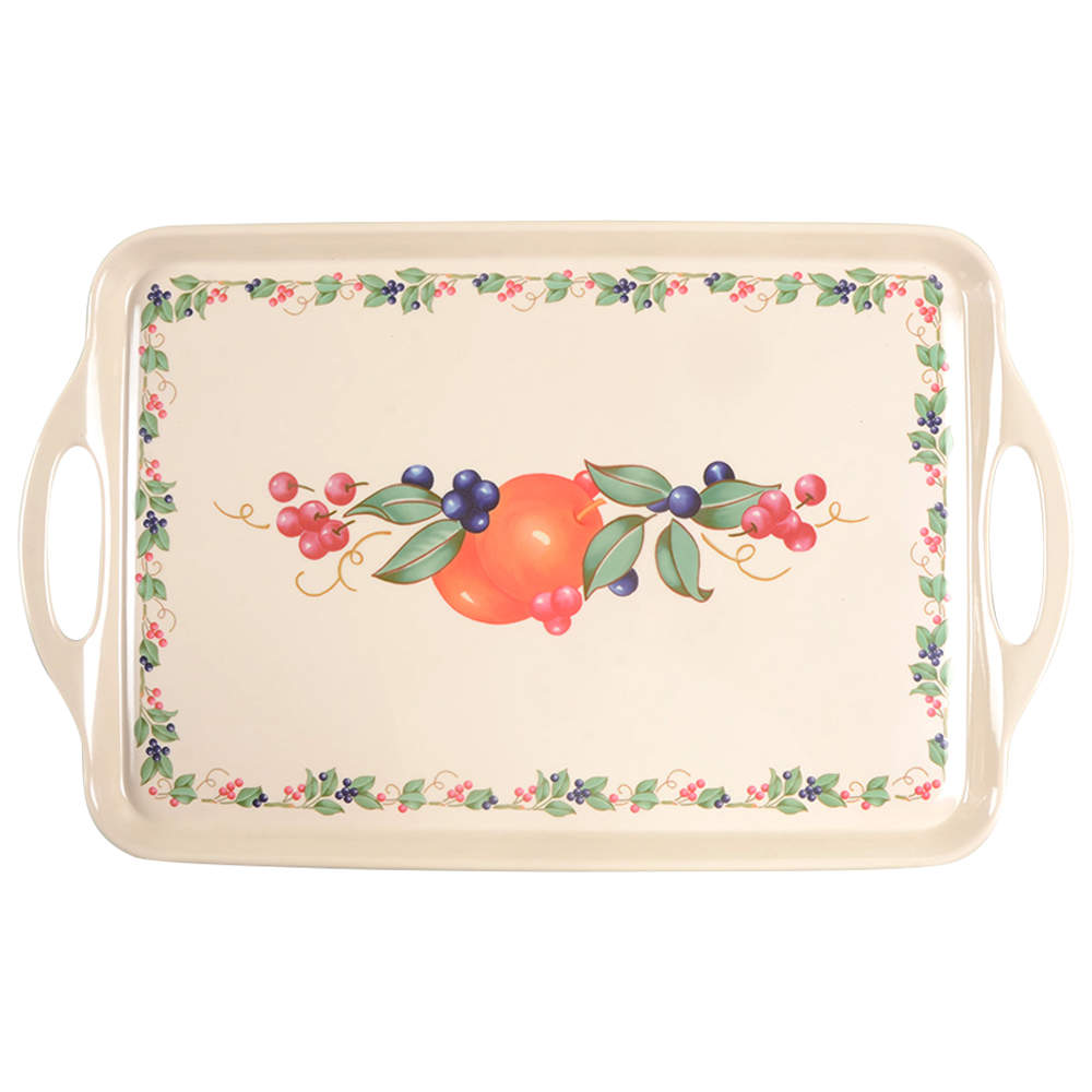 Abundance (Corelle) Handled Melamine Tray by Corning Corelle-1