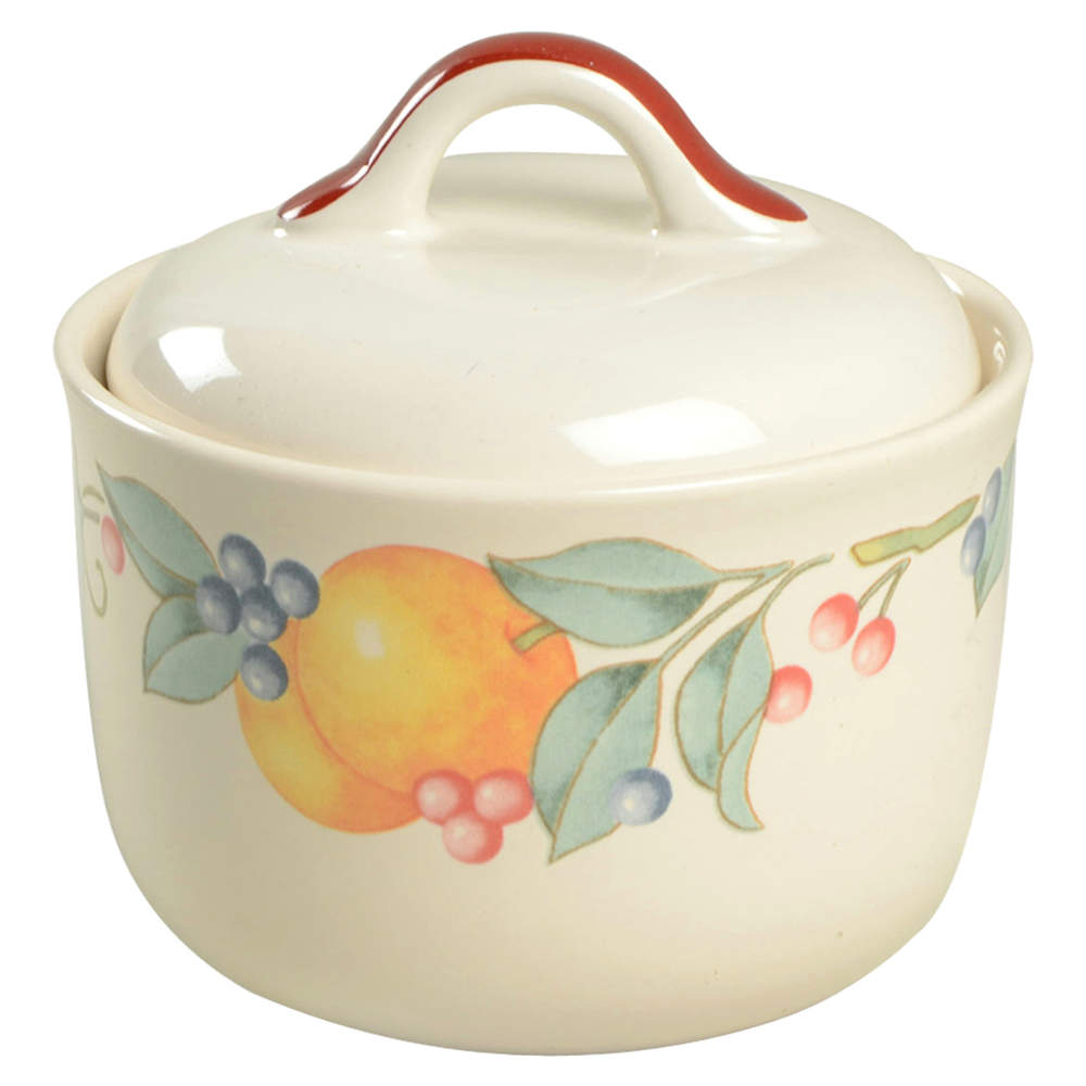 Abundance (Corelle) Sugar Bowl & Lid by Corning Corelle-1