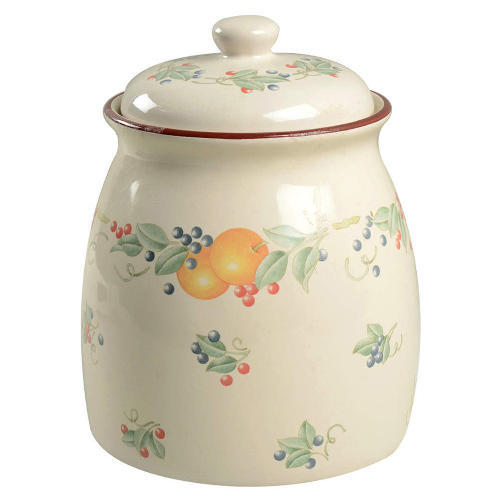 Abundance (Corelle) Cookie Jar & Lid by Corning Corelle-1