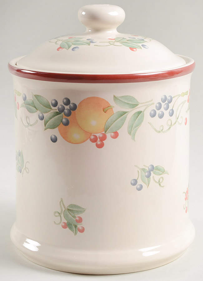 Abundance (Corelle) Large Canister & Lid by Corning Corelle-1