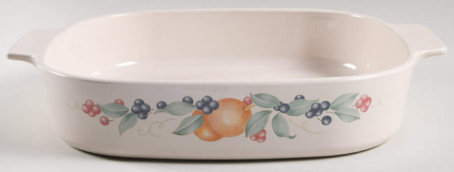 Abundance (Corelle) 2.5 Quart Square Casserole No Lid by Corning Corelle-1
