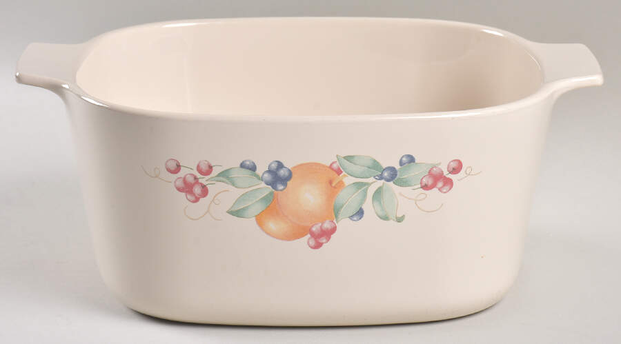 Abundance (Corelle) 3 Quart Square Casserole No Lid by Corning Corelle-1