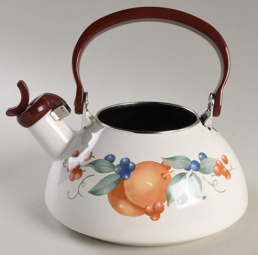 Abundance (Corelle) Metal Whistler Kettle No Lid by Corning Corelle-1