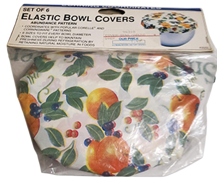 Abundance (Corelle) Set of 6 Sizes Elastic Bowl Covers by Corning Corelle-1