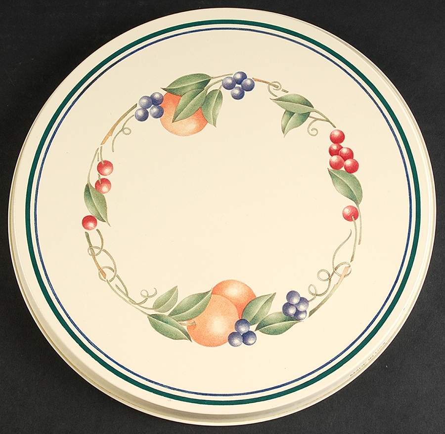 Abundance (Corelle) 10" Individual Tin Round Stove Cover by Corning Corelle-1