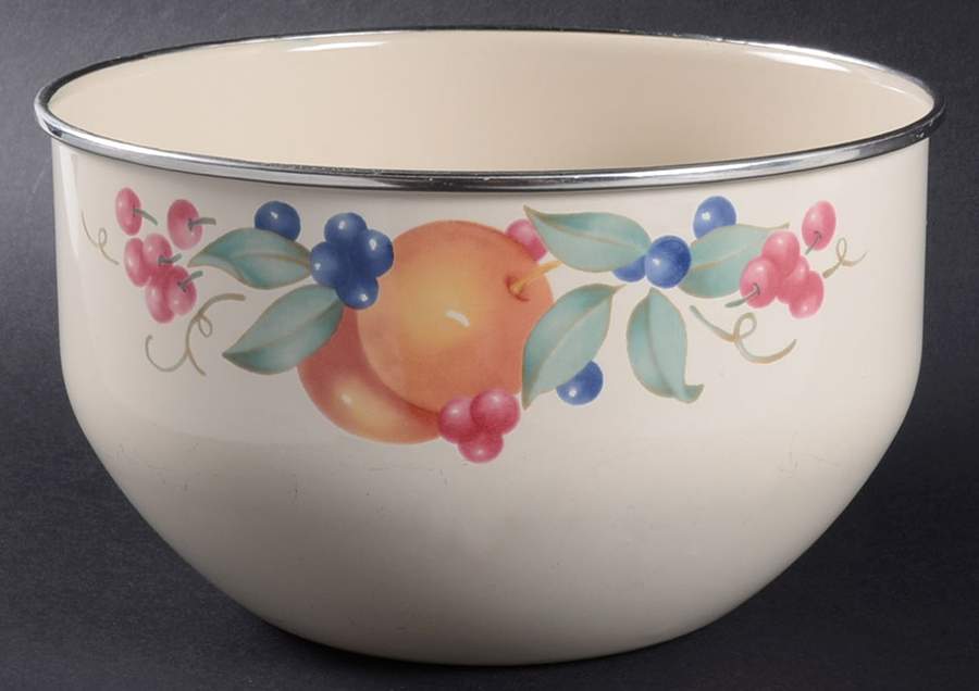 Abundance (Corelle) 7 3/4" Metal Bowl by Corning Corelle-1