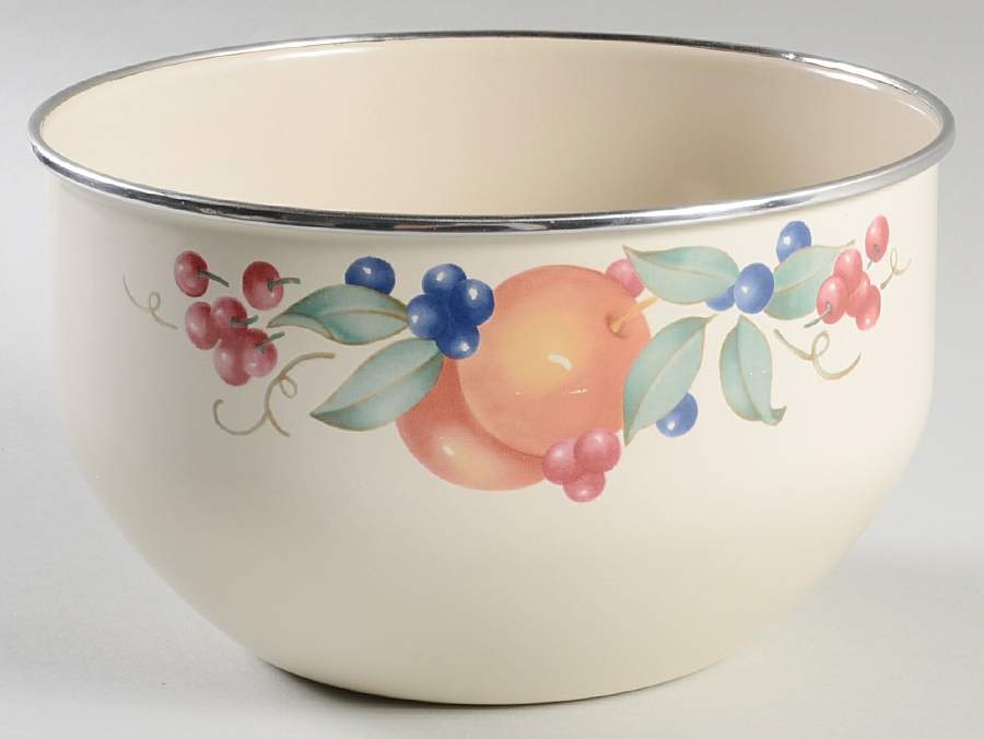Abundance (Corelle) 6 7/8" Metal Bowl by Corning Corelle-1