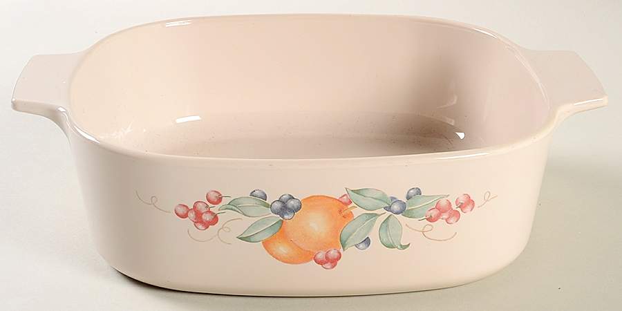 Abundance (Corelle) 2 Quart Square Casserole No Lid by Corning Corelle-1