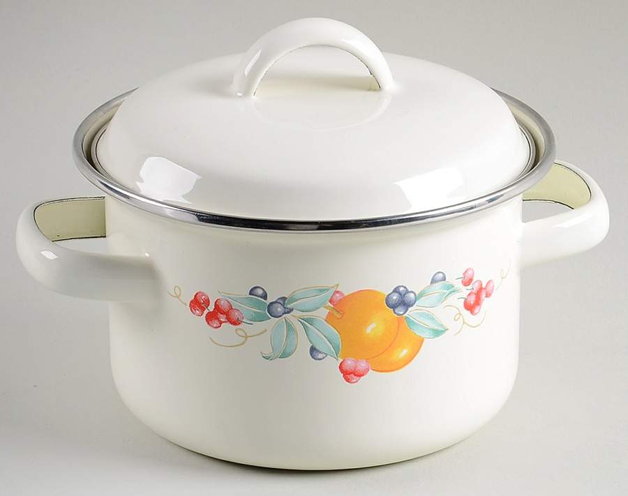 Abundance (Corelle) 1.5 Quart Metal Stew Pot & Lid by Corning Corelle-1