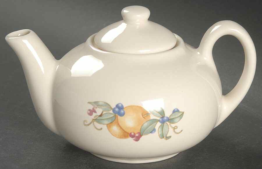 Abundance (Corelle) Individual Teapot & Lid by Corning Corelle-1