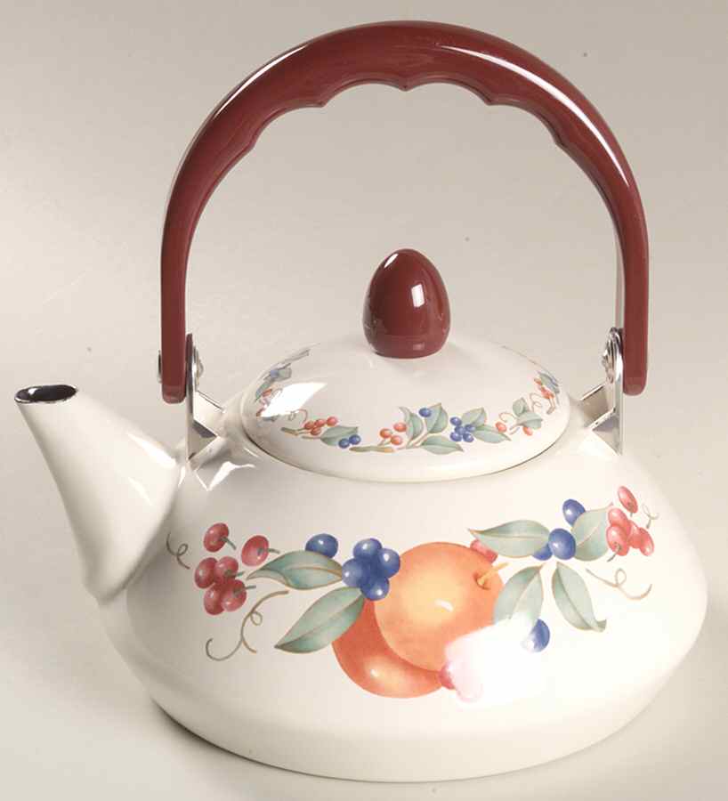 Abundance (Corelle) Individual Metal Kettle & Lid by Corning Corelle-1
