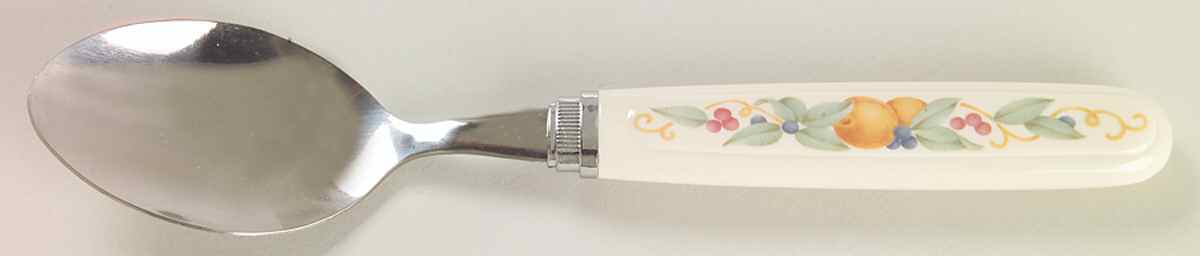 Abundance (Corelle) Place/Oval Soup Spoon by Corning Corelle-1