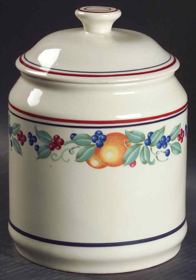 Abundance (Corelle) Large Canister & Lid by Corning Corelle-1
