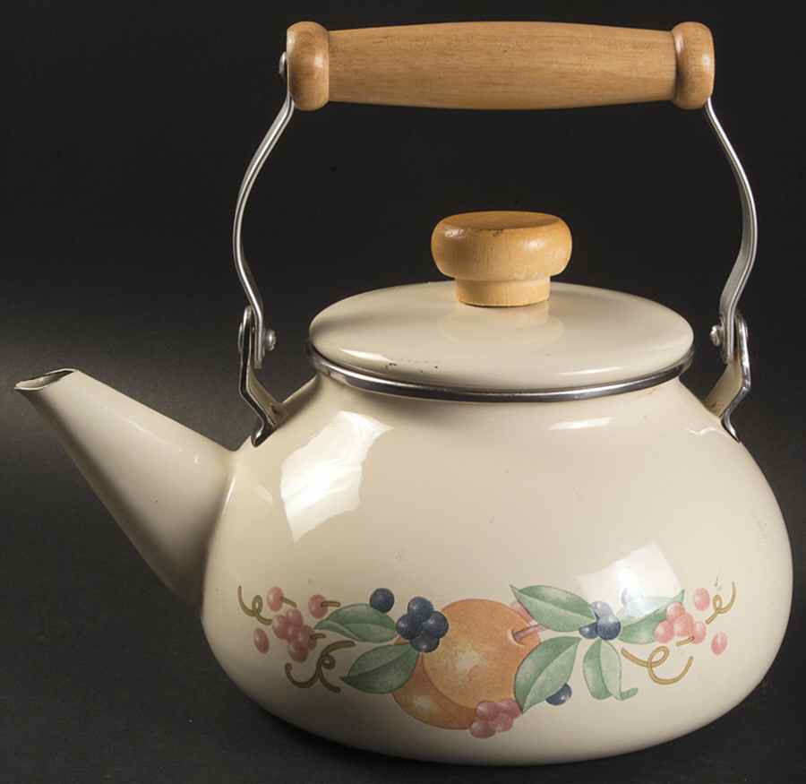 Abundance (Corelle) Metal Kettle & Lid by Corning Corelle-1