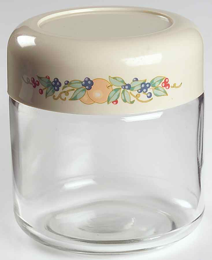 Abundance (Corelle) 5" Glassware Storage Jar & Lid by Corning Corelle-1