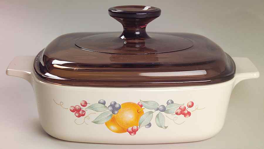 Abundance (Corelle) 1 Quart Square Casserole with Lid by Corning Corelle-1
