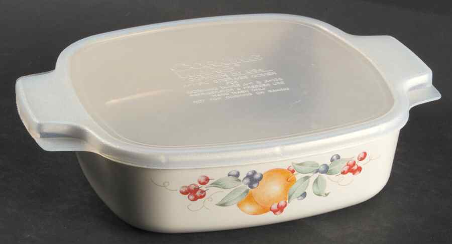 Abundance (Corelle) 1 Quart Square Casserole with Lid by Corning Corelle-1