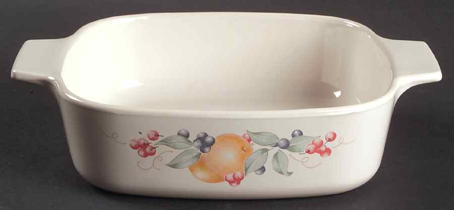 Abundance (Corelle) 1 Quart Square Casserole No Lid by Corning Corelle-1