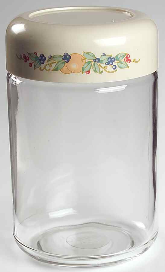 Abundance (Corelle) 7" Glassware Storage Jar & Lid by Corning Corelle-1