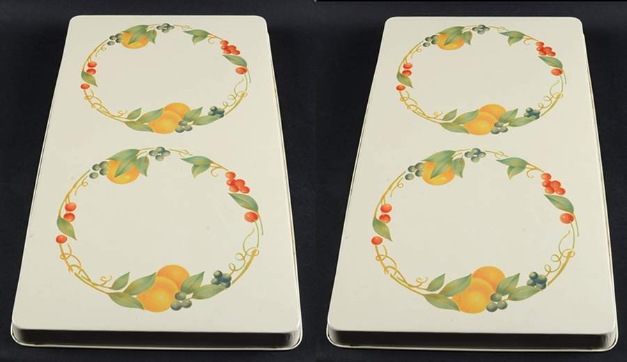 Abundance (Corelle) Metal Rectangular Gas Burner Cover - Set of 2 by Corning Corelle-1