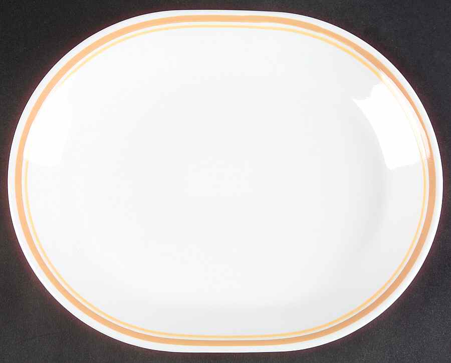 Almond (Corelle) 12" Oval Serving Platter by Corning Corelle-1