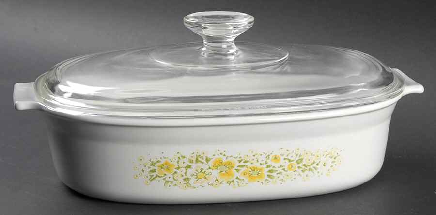 April (Corelle) 1.5 Quart Oval Covered Casserole by Corning Corelle-1