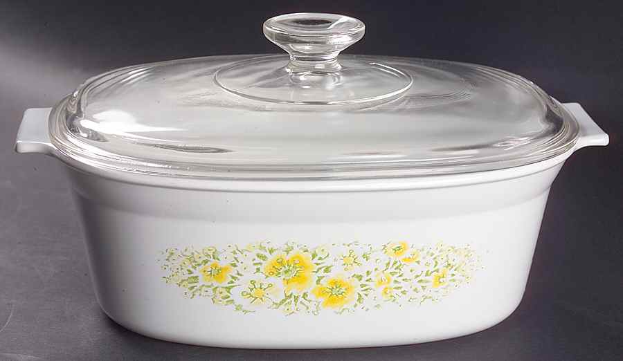 April (Corelle) 2.5 Quart Oval Covered Casserole by Corning Corelle-1