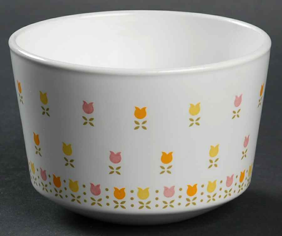 April Tulip Multicolor Sugar Bowl No Lid by Corning Corelle-1