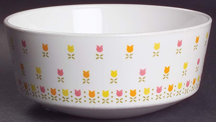 April Tulip Multicolor Coupe Soup Bowl by Corning Corelle-1