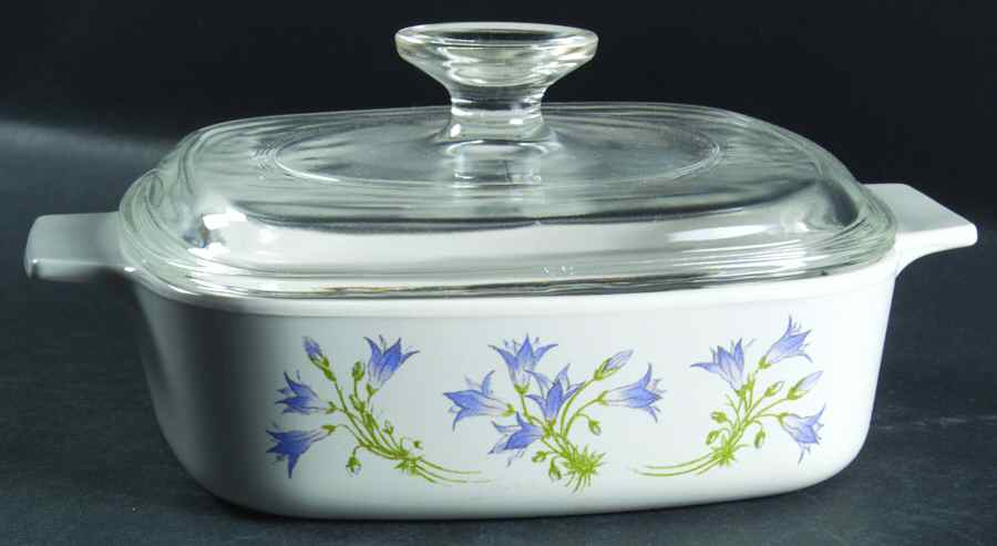 Blue Dusk (Corelle) 1 Qt Square Casserole w/Glass or Plastic Lid by Corning Corelle-1