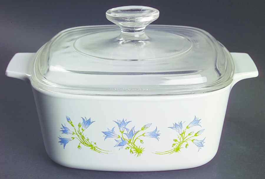 Blue Dusk (Corelle) 1.5 Quart Square Casserole with Lid by Corning Corelle-1